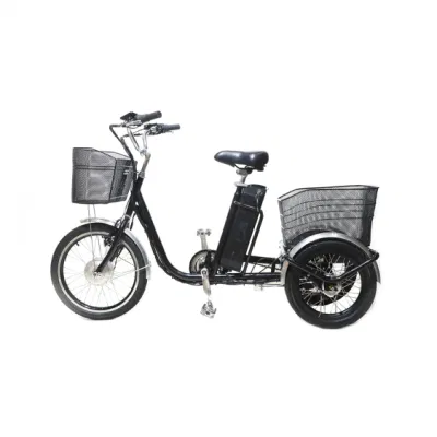 Mini bici economica personalizzata triciclo elettrico a tre ruote con motore da 250 W per anziani